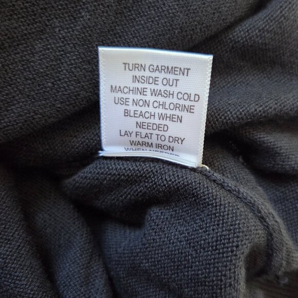 Paul Fredrick Men’s Black Lightweight Turtleneck Sweater 3XL 100% Supima Cotton - Picture 6 of 8